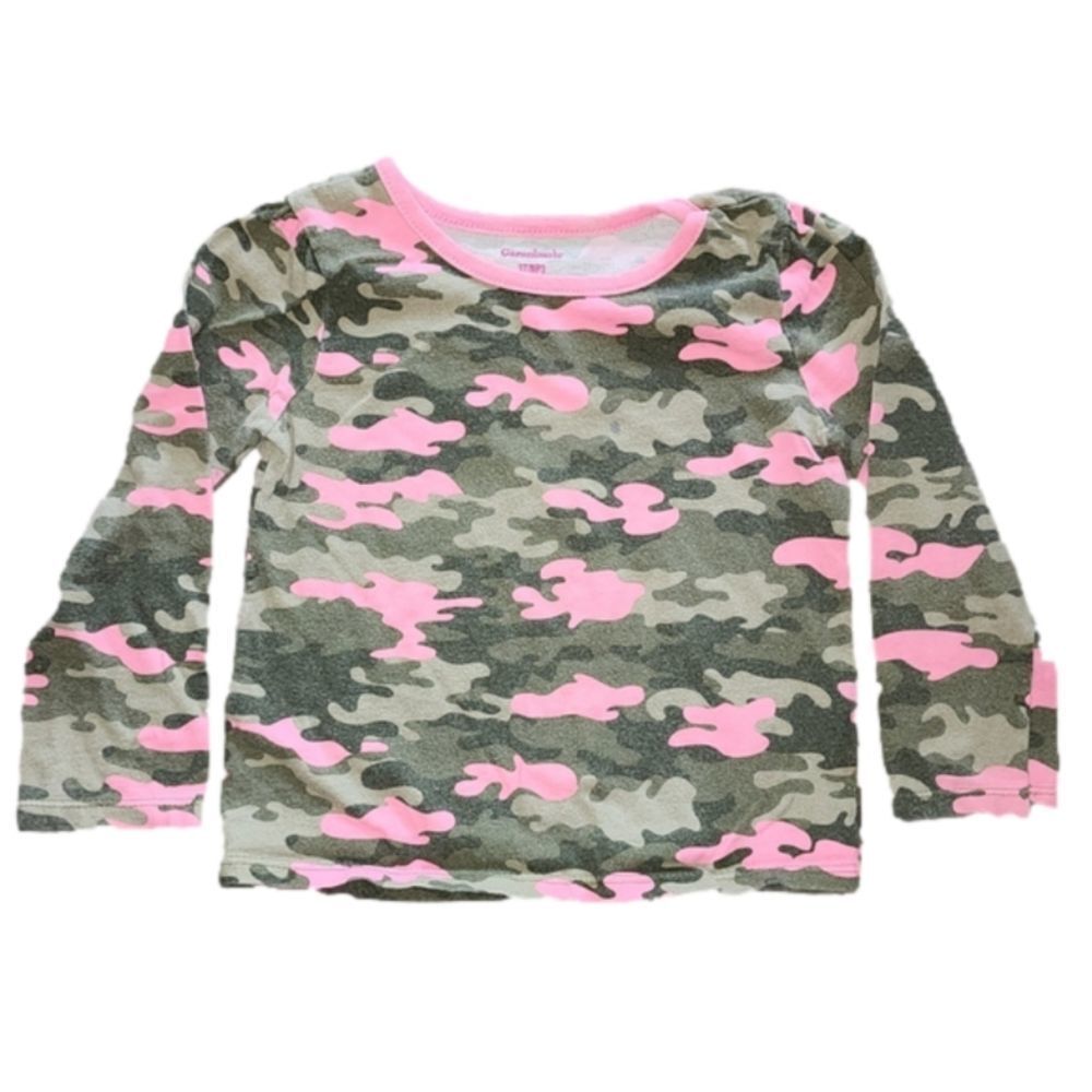 Garanimals Green Camo with Pink Short Sleeve Tee
